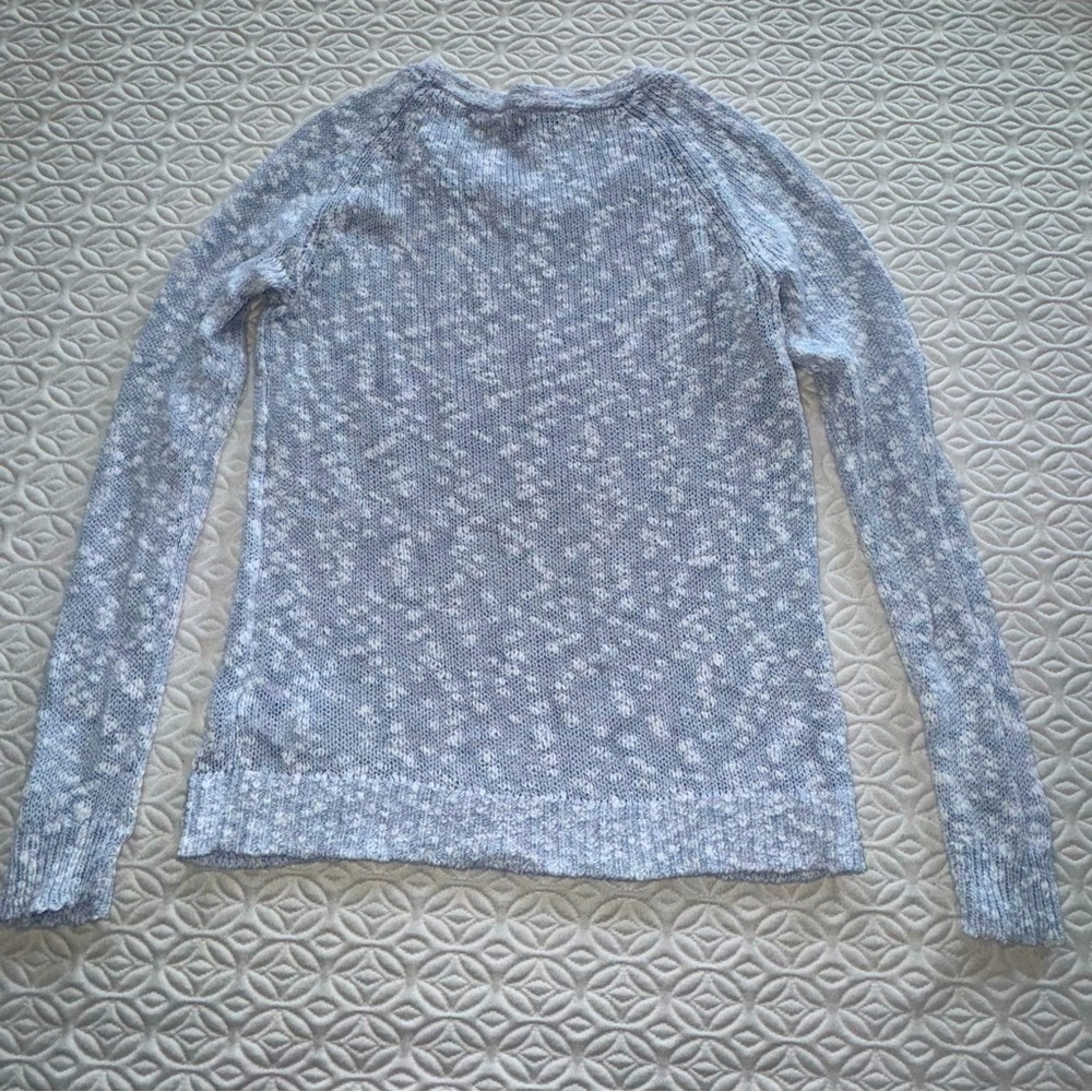 American Eagle Outfitters Pale Blue Crew Neck Sweater